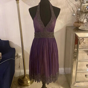 Cache gorgeous beaded dress size 4